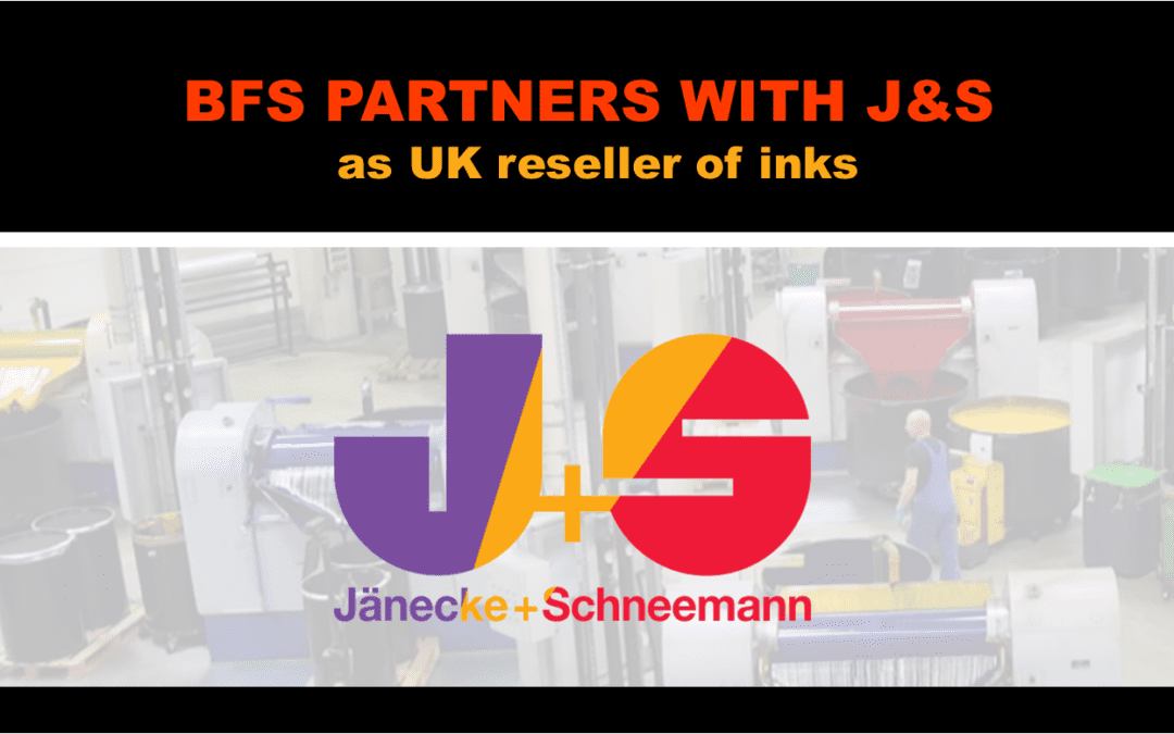 A new partnership with J&S to supply inks
