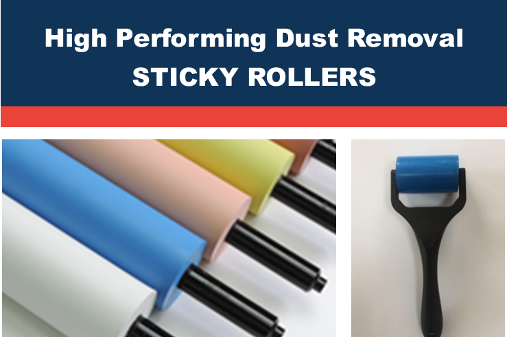 Eliminate dust and static with a new range of sticky rollers