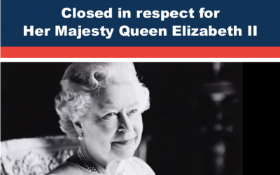 BFS will be closed all day on Monday September 2022