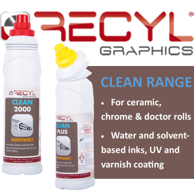 Recyl Clean 2000/Clean Plus - Anilox Ceramic & Chrome